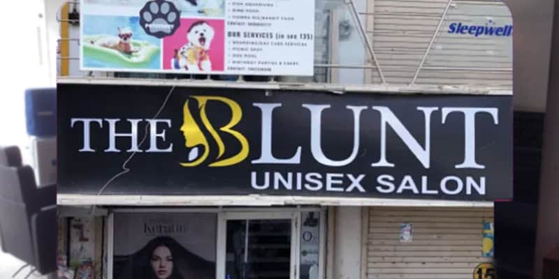 The blunt unisex salon