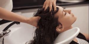Hair-spa for curing dandruff 
