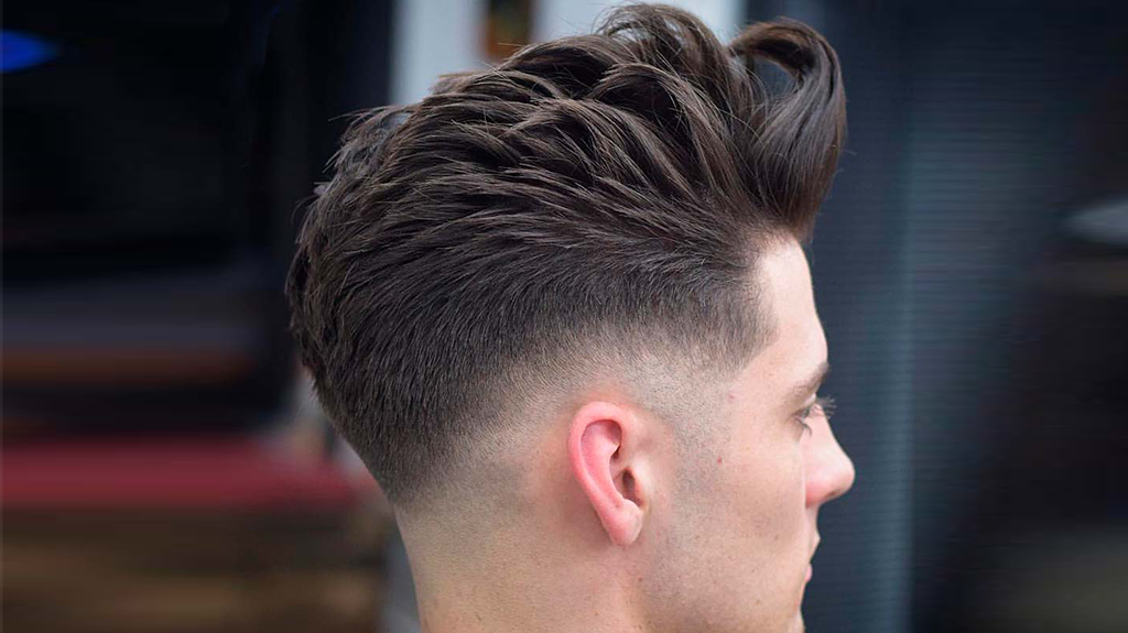 Faux hawk hairstyle