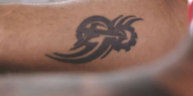 Tribal virat kohli Tattoo