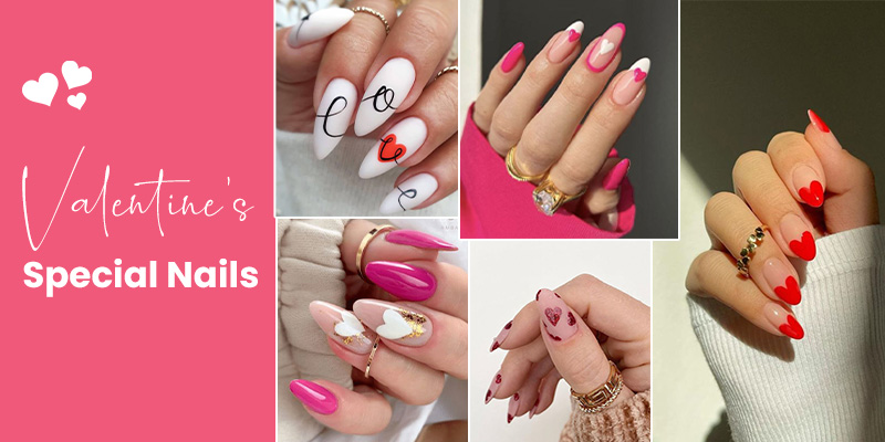 15+ Attractive Valentines Day Nails 2023
