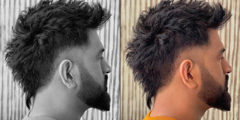 Faux Hawk Dhoni Hairstyle