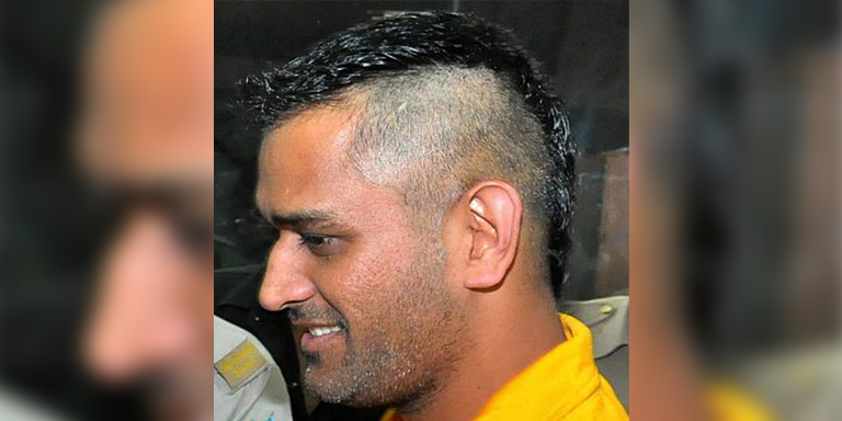 Mohawk Dhoni Hairstyle