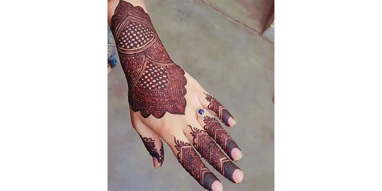 Glove Hand Eid Mehndi Design