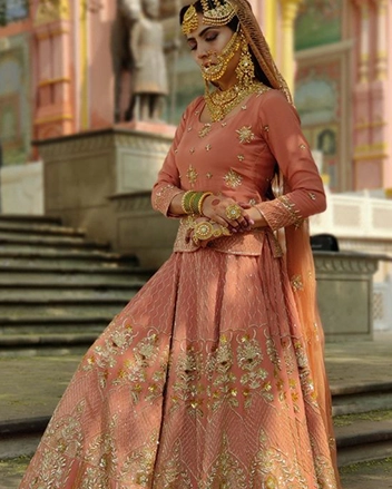 Pink Lehnga For Muslim Brides