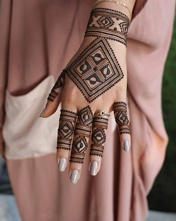 Moroccan Mehndi Design