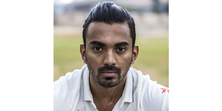 Up Combed Hair of KL Rahul