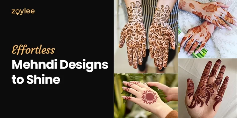 Simple and Easy Mehndi Design for Front and Back Hand 2024