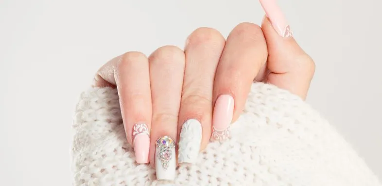 Classic French Tips with a Twist