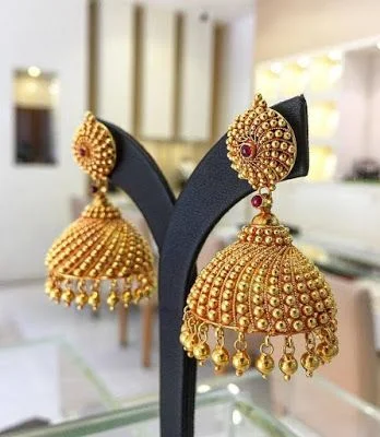 Bridal Gold Jhumka