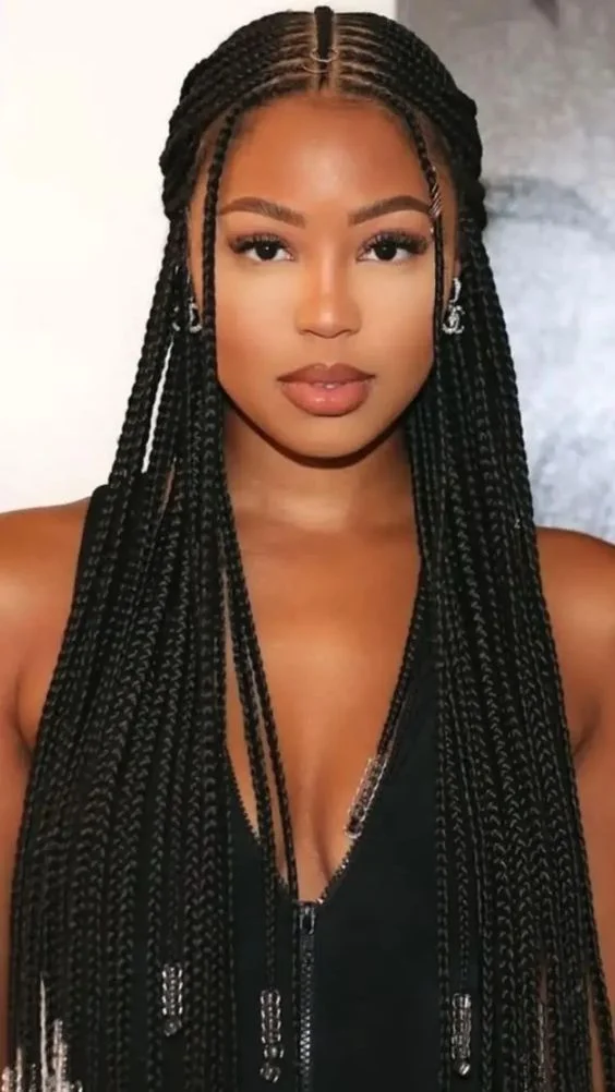 Fulani Braids hairstyles for black girls