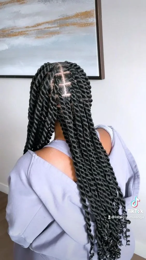 Senegalese Twists hairstyles for black girls
