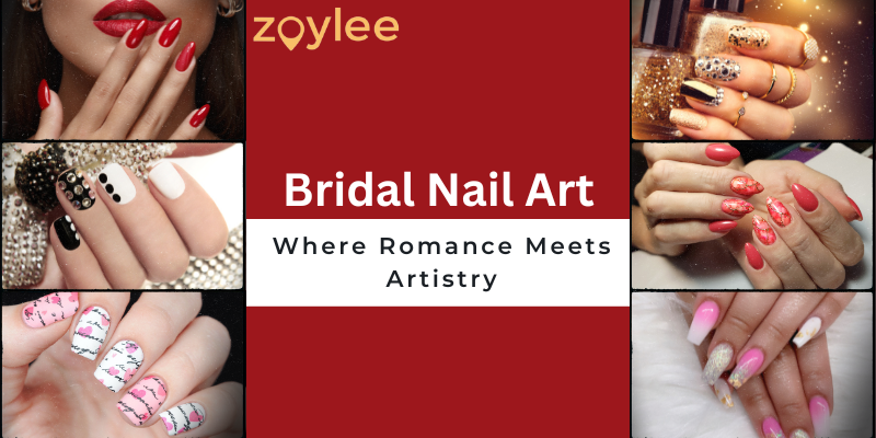 45+ Glamorous Wedding Nail Art Designs For Indian Brides + Some Useful  Tips! | Bridal nail art, Bridal nails designs, Wedding nail art design