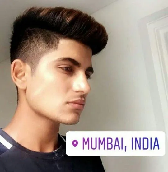 short and simple shubman gill hairstyle