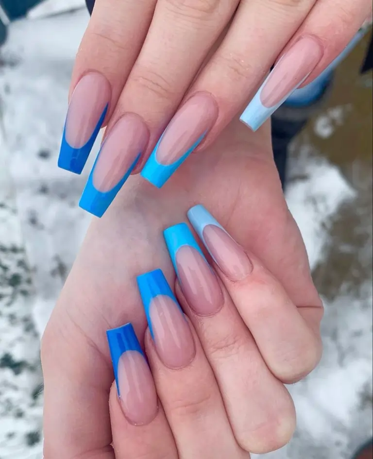 French Flair with a Twist baby blue
