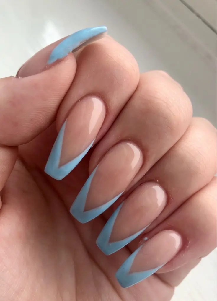 French Flair with a Twist blue