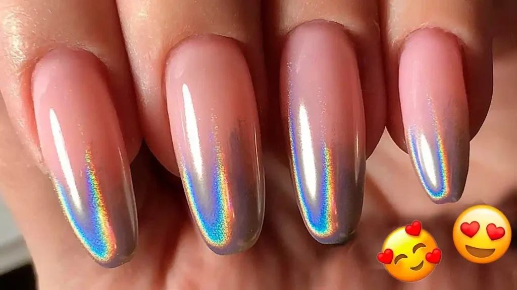Holographic Hues ombre
