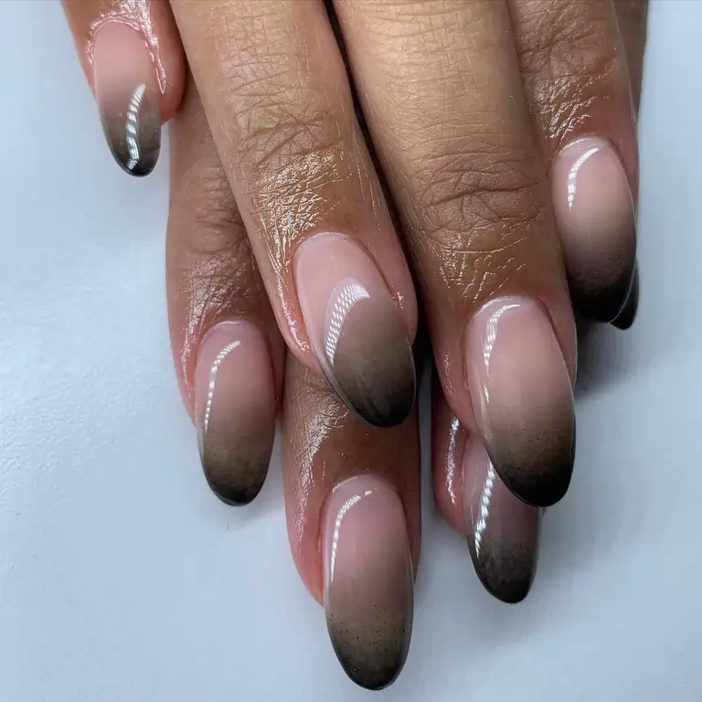 Nude to Bold ombre